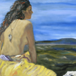 Marilu Norden painting of half-nude woman on Kristin Zhivago's blog